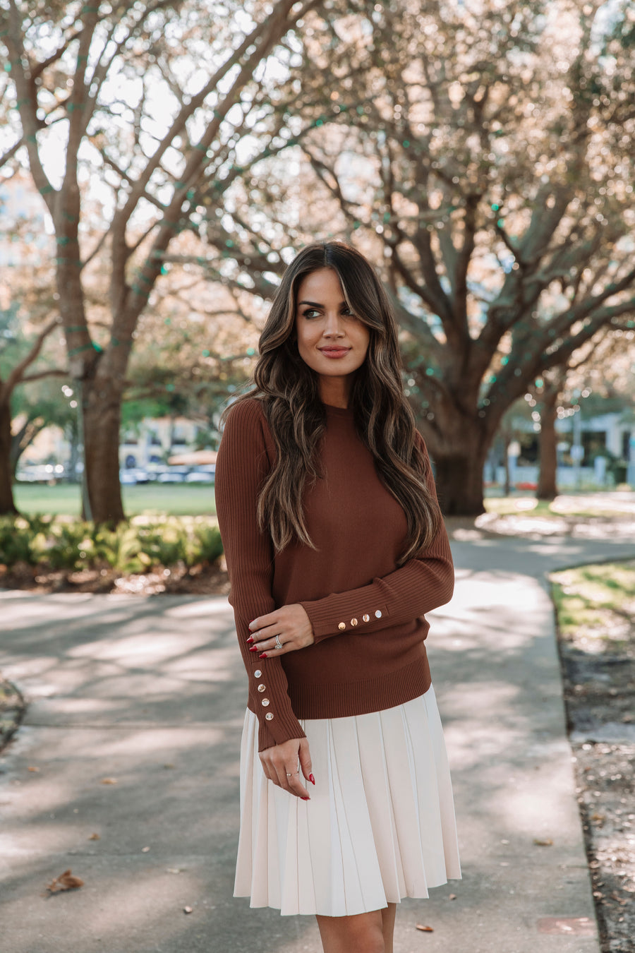 Aleeza Knit Darien Color Top