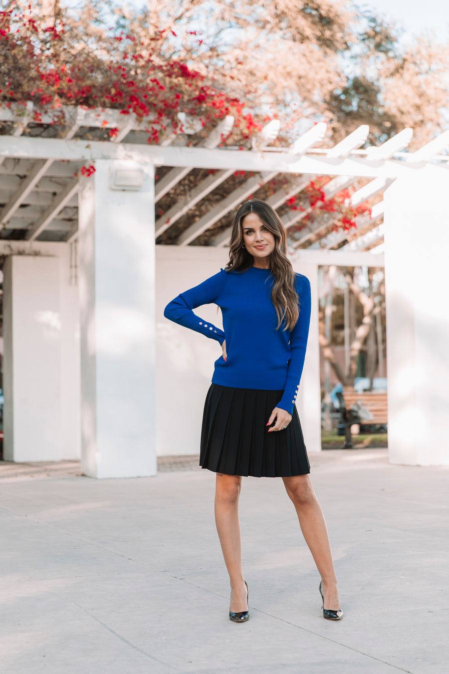 Aleeza Knit Darien Color Top
