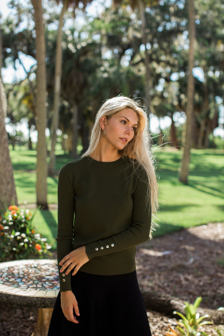 Aleeza Knit Darien Color Top