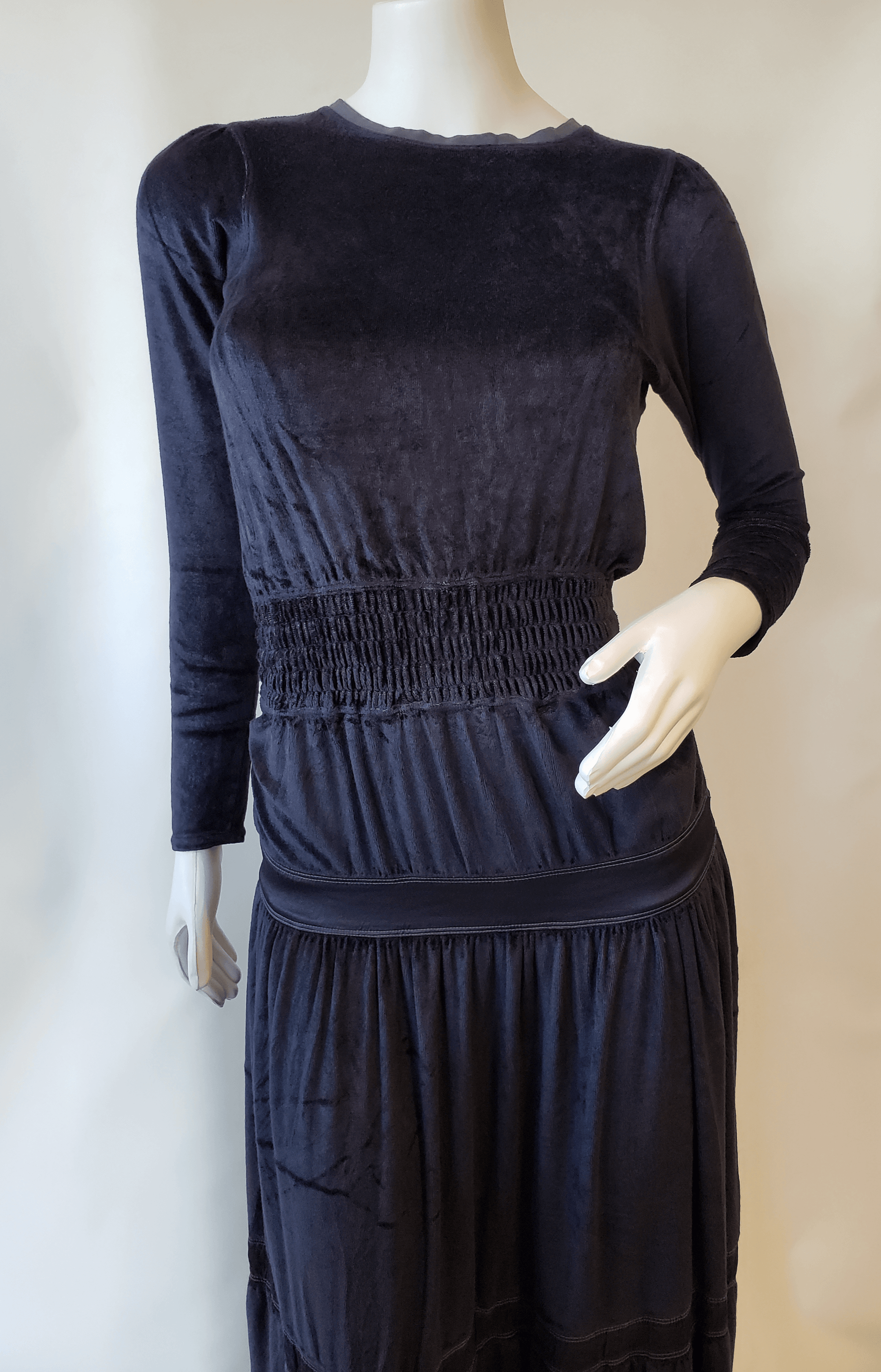 Hardtail Velour Boho Maxi Dress-Dress-Mementos