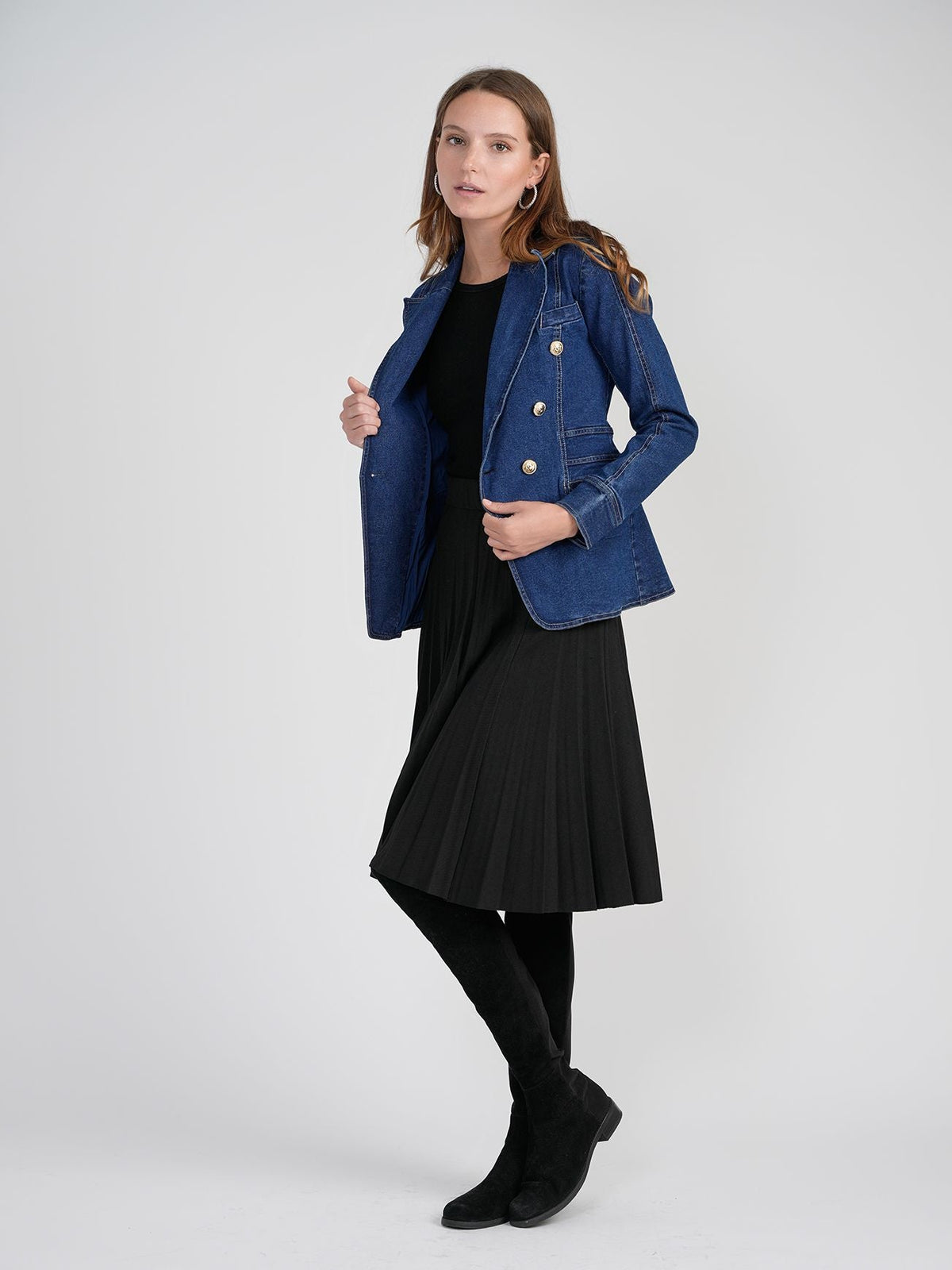 Bliss Denim Blazer