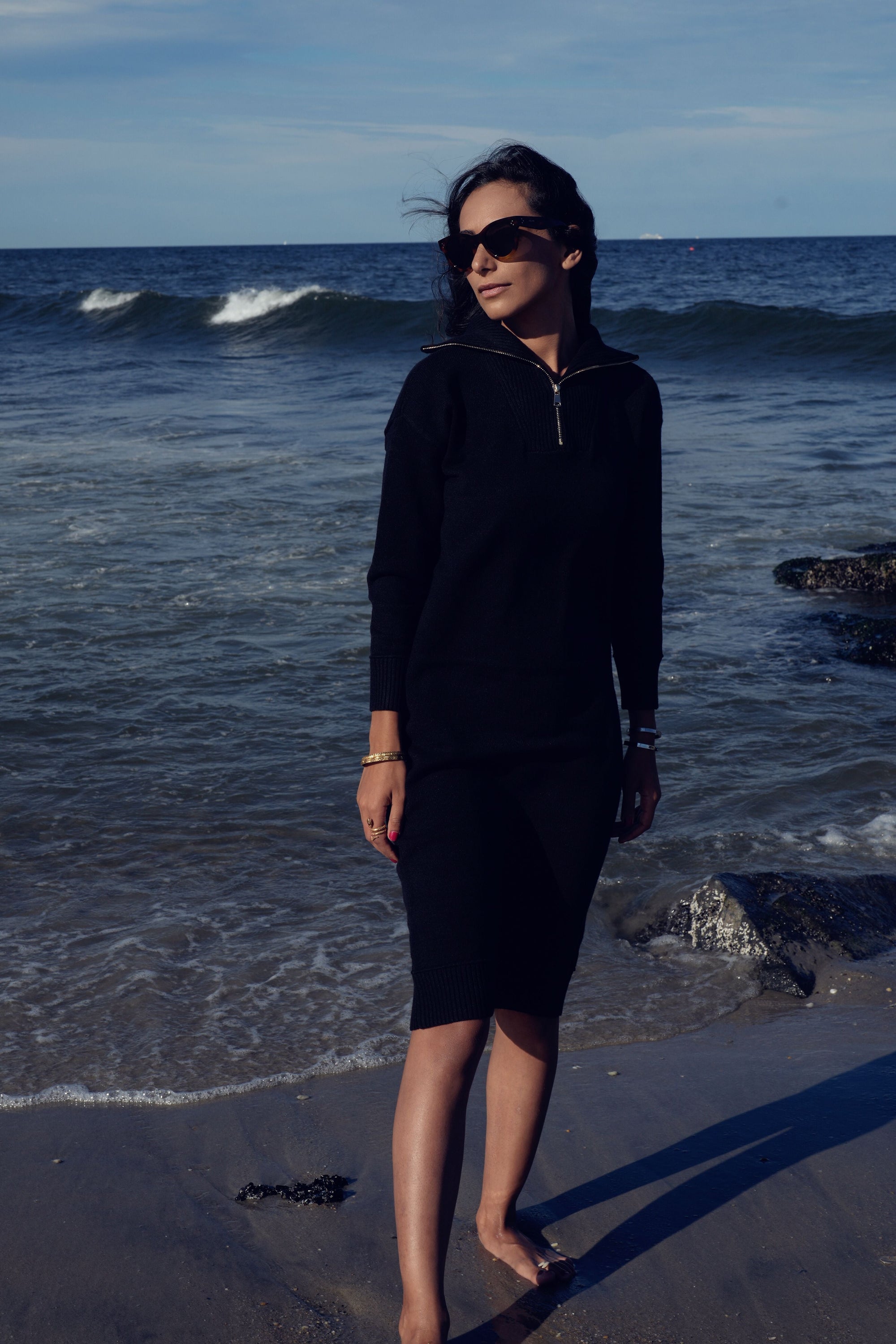 Bliss Knit Collar Dress