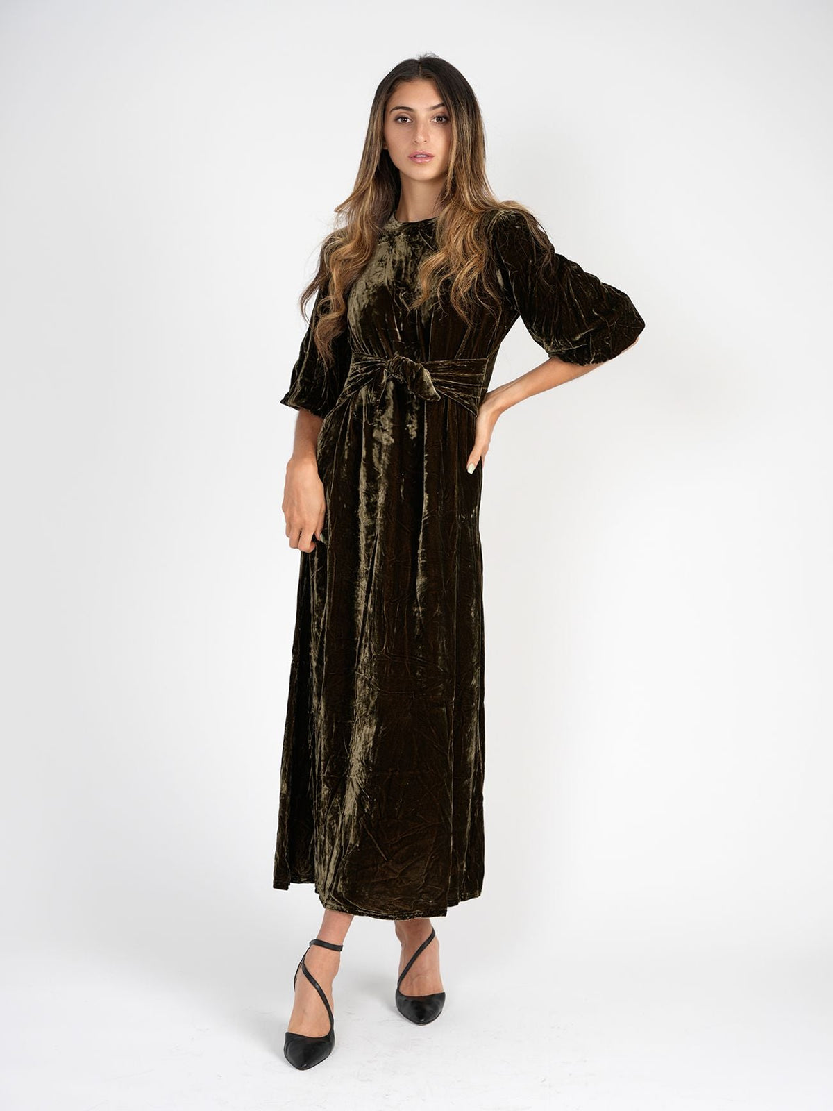 Bliss Mia Velvet Maxi Dress