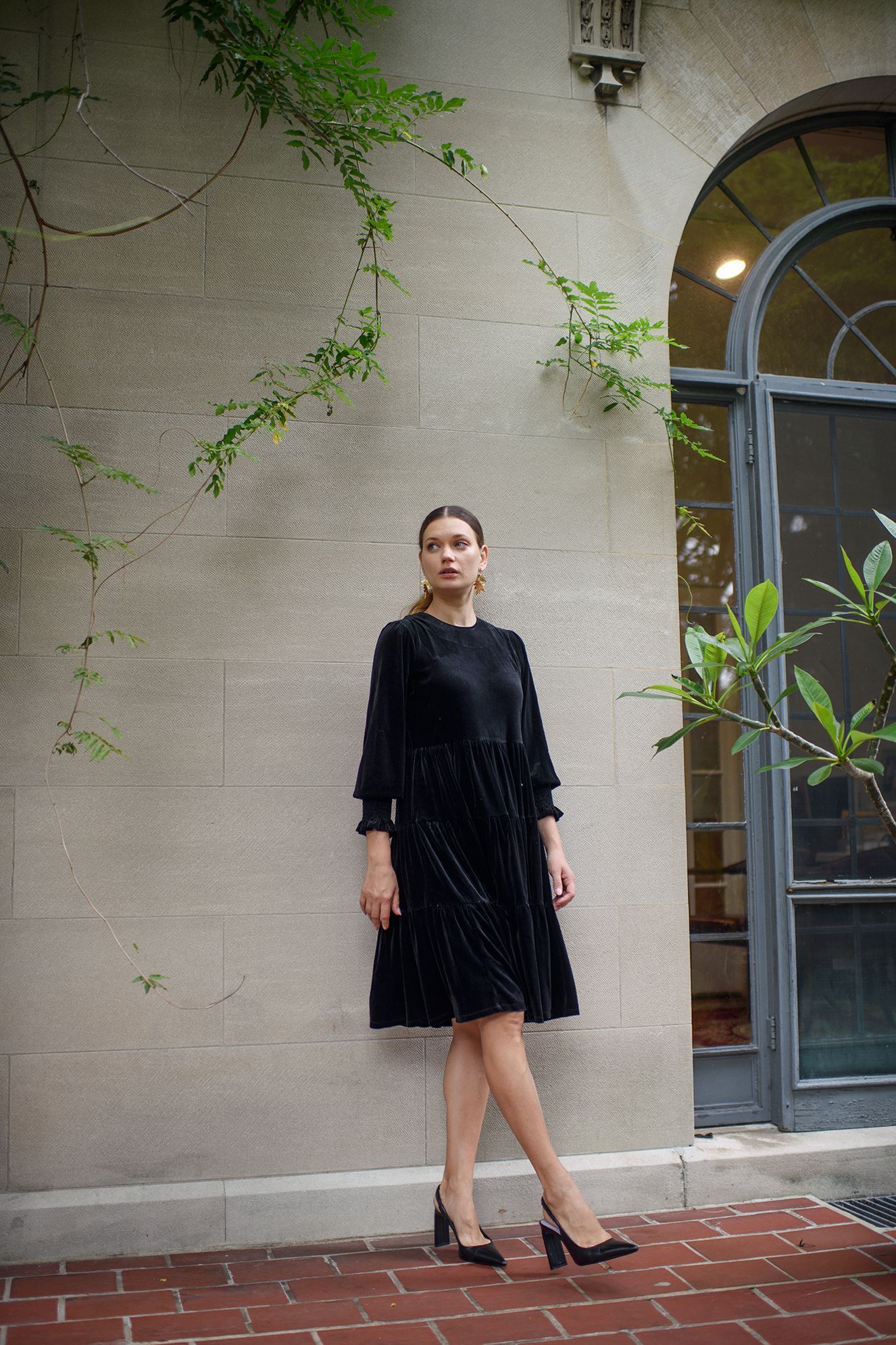 Bliss Emma Velvet Dress-Dresses-Mementos