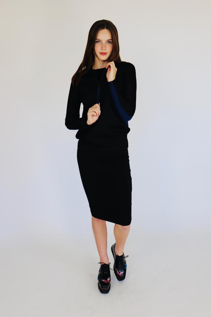 Ava Lea Colorblock LS Pullover-Pullover-Mementos