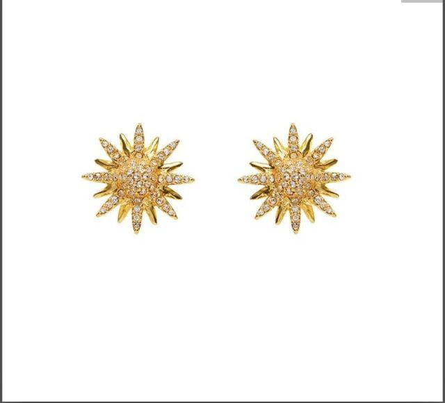 Melissa Lovy Starburst Studs-Earrings-Mementos