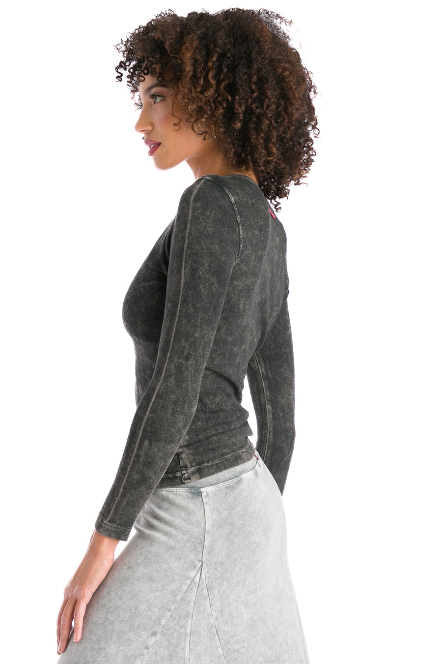 Hardtail LS Crossover High-V T-Shirt