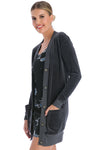 Hardtail Velour Oversized Cardigan