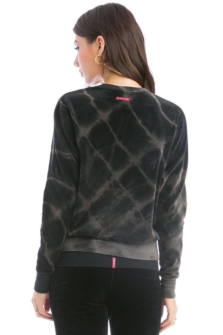 Hardtail Velour Banded Pullover-Pullover-Mementos