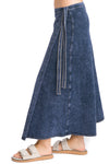 HT Wrap Maxi Jean Skirt