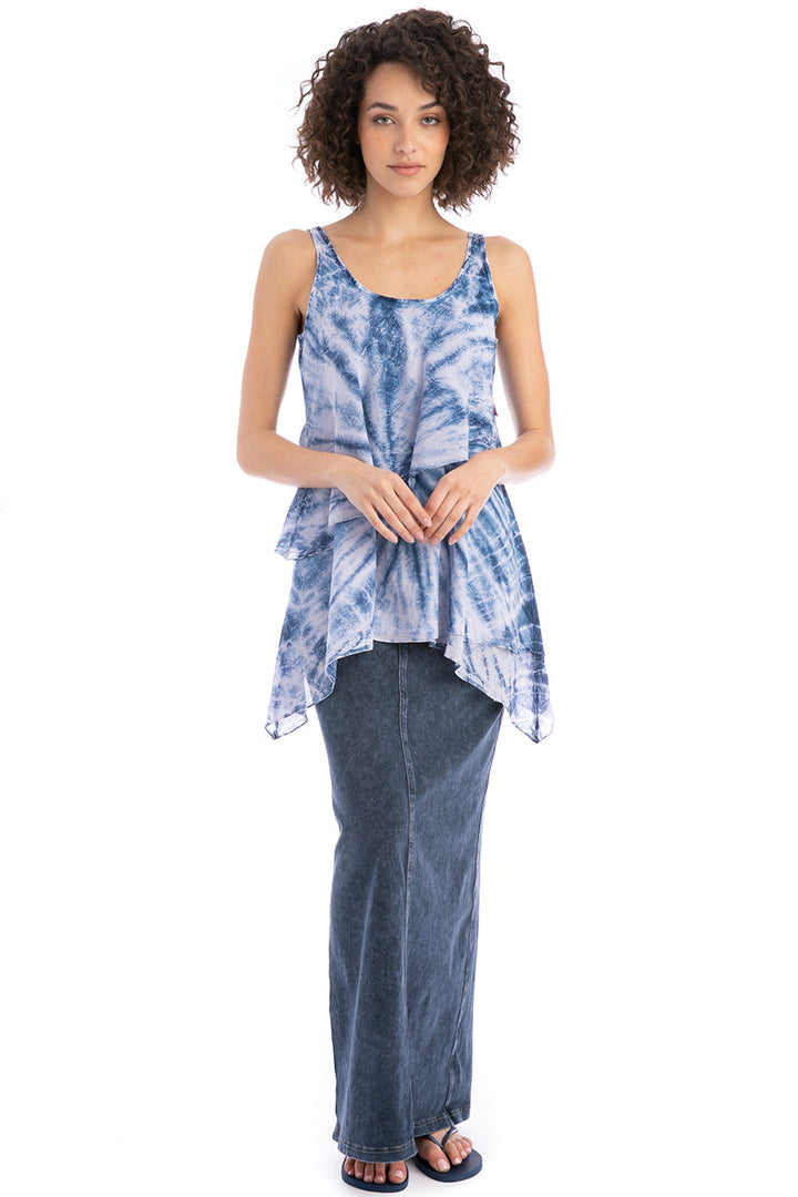 Hardtail long denim skirt cheap