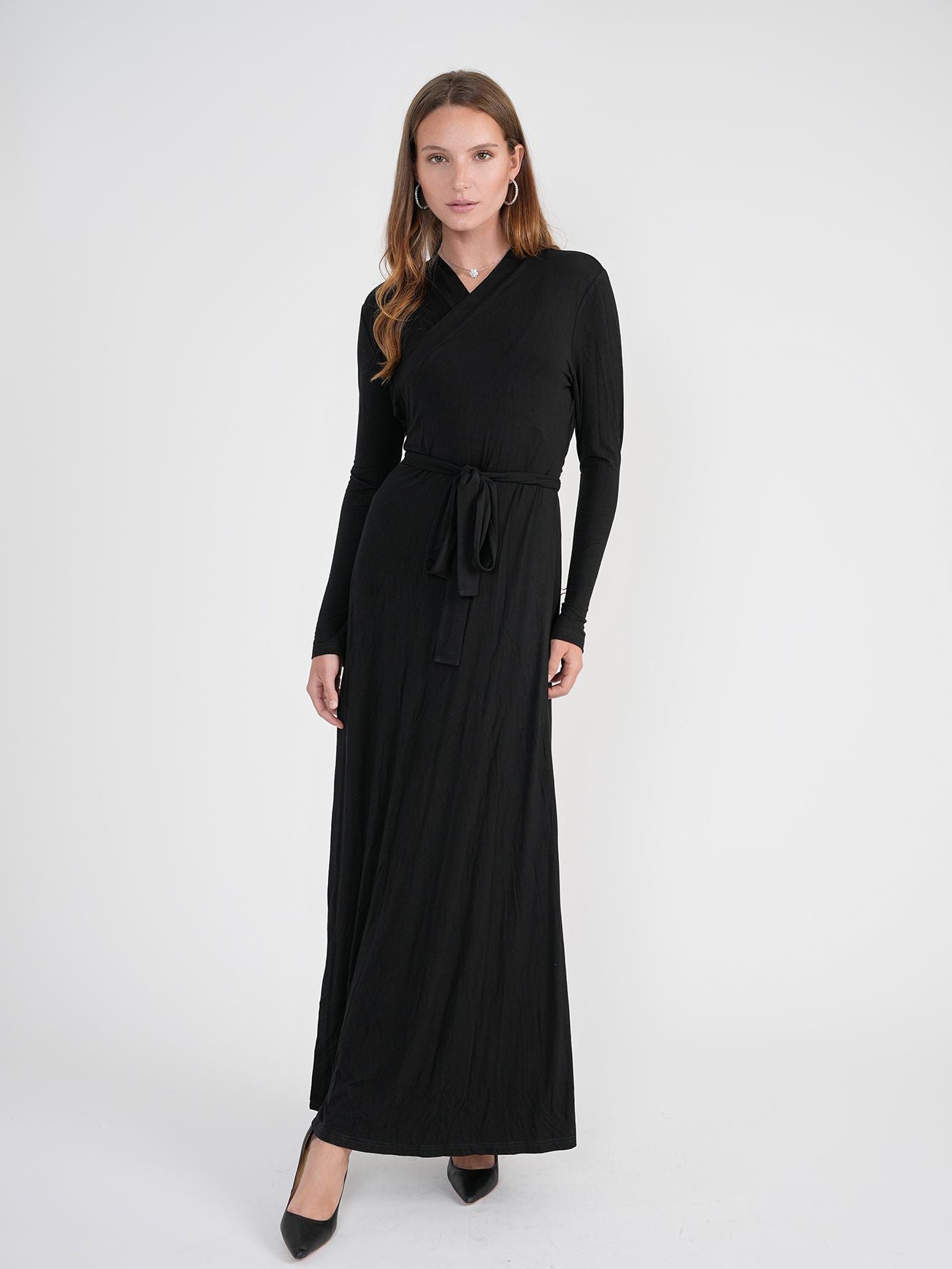 Bliss Modal Wrap Maxi Dress